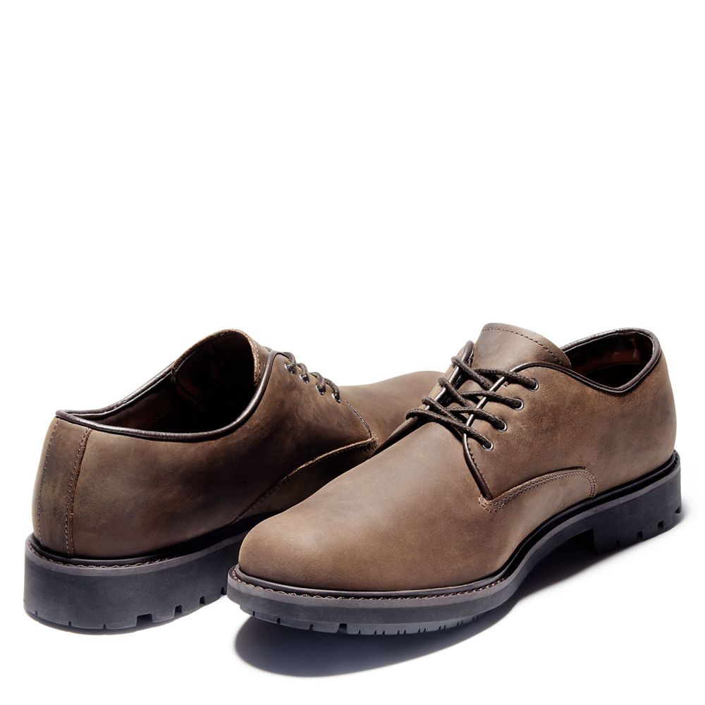 Zapatos Oxford Timberland Hombre Stormbuck Waterproof Marrones Oscuro - Chile NLT-901476